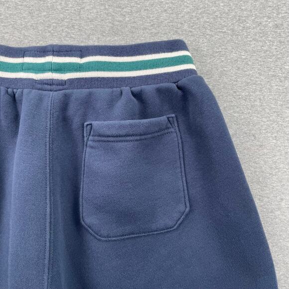 Abercrombie & Fitch Fleece Sweat Shorts Women XS Blue Green Drawstring Retro - Picture 12 of 12